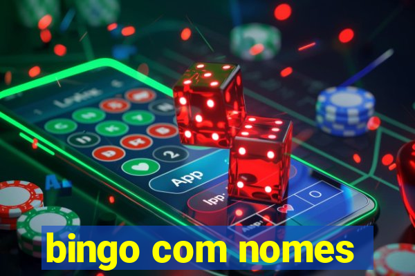 bingo com nomes